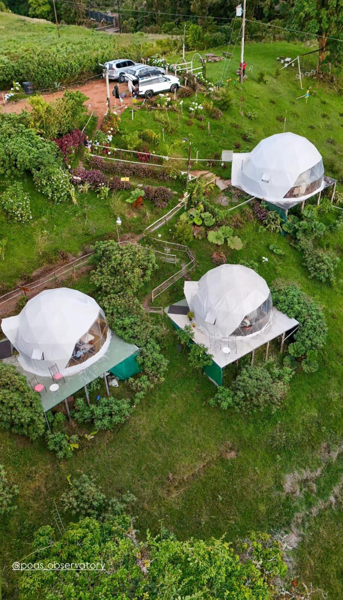 Poas Volcano Observatory Lodge & Glamping Poasito Bagian luar foto